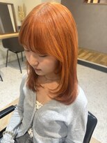 ウィルドレス(WiLL DRESS) 韓国レイヤー!!オレンジブラウンカラー