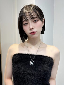 ロンドアンメゾン 原宿(Lond un Maison.) 【安岡 大介】幼くならない韓国ボブタッセルボブ切りっぱなし