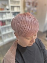 クラウドヘアー CLOUD HAIR&nbsp;◎ブリーチ1回ペールピンクベージュホワイトピンクカラー透明感
