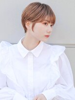 ルアン 大分駅店(ruen)&nbsp;ショートヘア30代40代50代髪型ショートカット耳かけ小顔ひし形