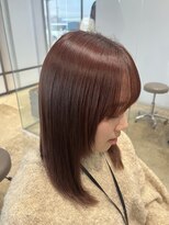 ビーヒアナウ 金沢県庁店(BE HERE NOW)&nbsp;オレンジブラウン/髪質改善