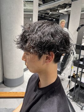 ネクストネオ 静岡(NEXT NEO) NEXT NEO【櫻田】波巻きスパイラルパーマ　黒髪マッシュ