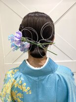 ハウス(HAUS.)&nbsp;タイトシニヨン/卒業式ヘア/横浜ヘアセット/横浜ヘアアレンジ