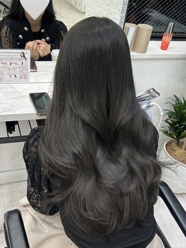 アマトウキョウ アユンチェ(AMA TOKYO×AYUNCHE) ダークグレー  アッシュグレー  透明感カラー