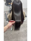暗髪オリーブ 髪質改善