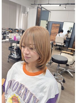 ルアンプラス(ruen+) ケアブリーチ+似合わせカット