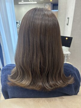 ソア 並木坂(Soa) 韓国ヘア/顔周りカット/レイヤーカット/ベージュ/ミディアム