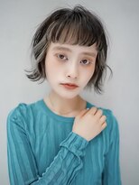 ギークス(GEEKS) 【GEEKS渋谷】オン眉ボブ/アンブレラカラー/初ブリーチ/冬カラー