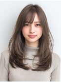 レイヤーカットデザインカラー似合わせカット顔周りカット