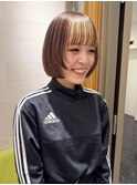 ライン感ボブ×シースルーバング