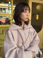 ヒントステーション(HINTSTATION)&nbsp;〈浅草 半個室〉ピンクブラウン×ミディアムレイヤー