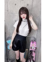 シックス バイ インク 渋谷(SIX by INK.)&nbsp;ダークブルー/デジタルパーマ/ワンホンレイヤー[渋谷]