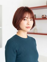 ヴィスコ 上福岡(visco)&nbsp;カシスカラー×ショートボブ