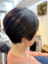 ヘアーサロン ラフリジー(Loufreasy)&nbsp;50代大人女性の丸みショート×すっきり襟足