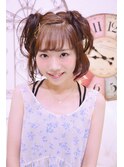 ハーフツインメッシーバン【メイズ東中野・鍛原志行】