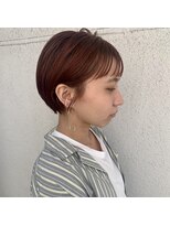 ステイシー(STACY)&nbsp;STACY 丸みショート× 似合わせカット×オレンジカラー