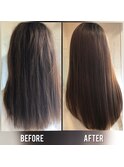 トリートメント髪質改善　【トリートメント/縮毛矯正剤不使用】