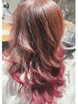 リーオオサカ(Lee Osaka)&nbsp;【Lee大阪店】巻き髪映える グラデーションカラー/新出奈津樹