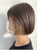 ボブ＋インナーカラー