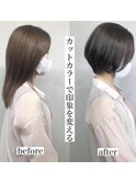 【Zina 銀座中央通り】髪質改善＊大人かわいい＊ショートボブ