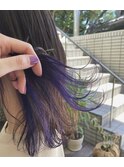 【hair salon W】インナーパープル