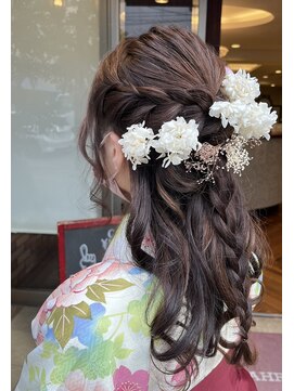 ファーレンピュアスウィート(fahren-pure-suite) ハーフアップ