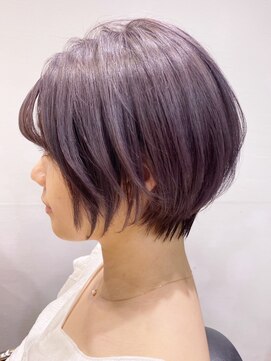 アイティー バイ アルバム 中野店(IT by ALBUM) 艶ミニショート_ショコラベージュボブルフベビーバング_ba340071