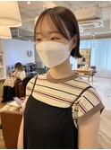 切りっぱなしボブ
