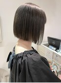 ミニボブ☆ダークグレージュ 大人可愛い