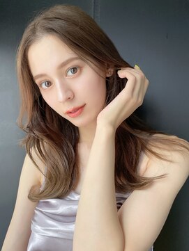 アルバム 新宿(ALBUM SHINJUKU) くびれヘア_チェリーブラウンフェミニンロング_29306