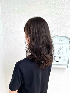 ヘアー ホスピタル ソアン(hair hospital soan) シークレットハイライト☆ラベンダーグレージュ☆コテ巻き