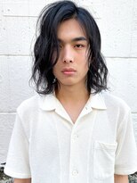 ラレイ(Lalei)&nbsp;【ささき】キムタク風ロングヘア/スパイラルパーマ/波巻きパーマ