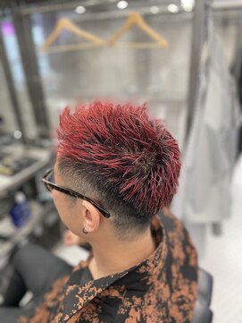 リプレイ 草津店(RIPLAY) ダークアッシュ/アッシュブラック/カルマパーマ/ベリーショート