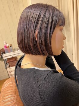 ラブハーツアンドビーヒガシウメダ(luve heart's And Be higashiumeda)の写真/【東梅田/駅直結】《透明感溢れるグレイカラー》白髪を活かした理想のスタイルが叶う♪