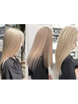 《vince gio》の髪質改善TRがパワーアップ！同時施術でカラーの持ち◎帰宅後綺麗がキープできると大人気♪