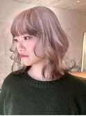 【macana指名】デザインカラー ピンクベージュ 登戸
