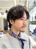 メンズ シャドウパーマ クリームパーマ PEEKABOO 原宿 
