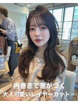 骨格補正×くびれロング×艶感×レイヤーカット×似合わせカット