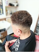 髪部リアン(髪部 lien) パーマ+スキンフェード