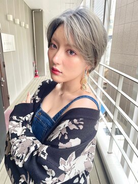 シオ ヘアー デザイン(Sio. hair design) これ青髪の色落ちです!!
