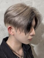 韓国シースルーマッシュダウンパーマセンターパート