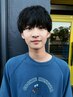 メンズカット+シャドウパーマor毛流れパーマ+眉カット+トリートメント