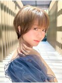 似合わせショート/フェザーショート/細めハイライト