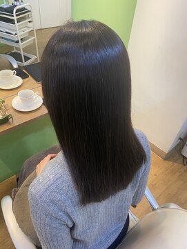 エシカル(ethical) 根本中心弱酸性縮毛矯正/酸性ストレート/地毛風ストレート