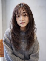 ニコ トウキョウ 渋谷(nico TOKYO)&nbsp;ロングレイヤー顔周りレイヤーハッシュカット透明感カラー