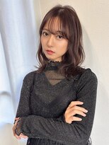 アンニュ(annuy)&nbsp;ブラウンベージュカラー 髪質改善 顔周りカット 20代 小顔カット