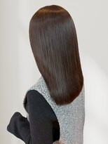 ヘアーメイク グロー(hair make grow)&nbsp;髪質改善ストレート 黒髪 グレージュカラー 透明感カラー 20代