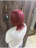 人気ハイトーンブリーチペールホワイトピンク　池袋