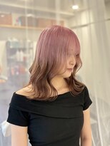 カラ ヘアーサロン(Kala Hair Salon)&nbsp;ピンク/ピンク×ブラウン/ルーツカラー
