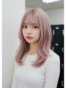 ブリックバイブレイス 千葉 千葉中央(brick by brace) 千葉駅/着物ヘア/大人ガーリー/ダークアッシュ/似合わせカット